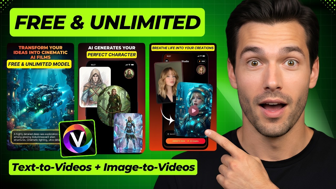 Create UNLIMITED AI Videos Now (100% FREE) | Text-to-Video + Image-to-Video