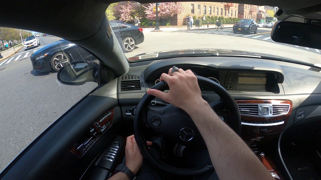 Mercedes Benz CL65 AMG POV NYC life (ტესტ დრაივი) test drive