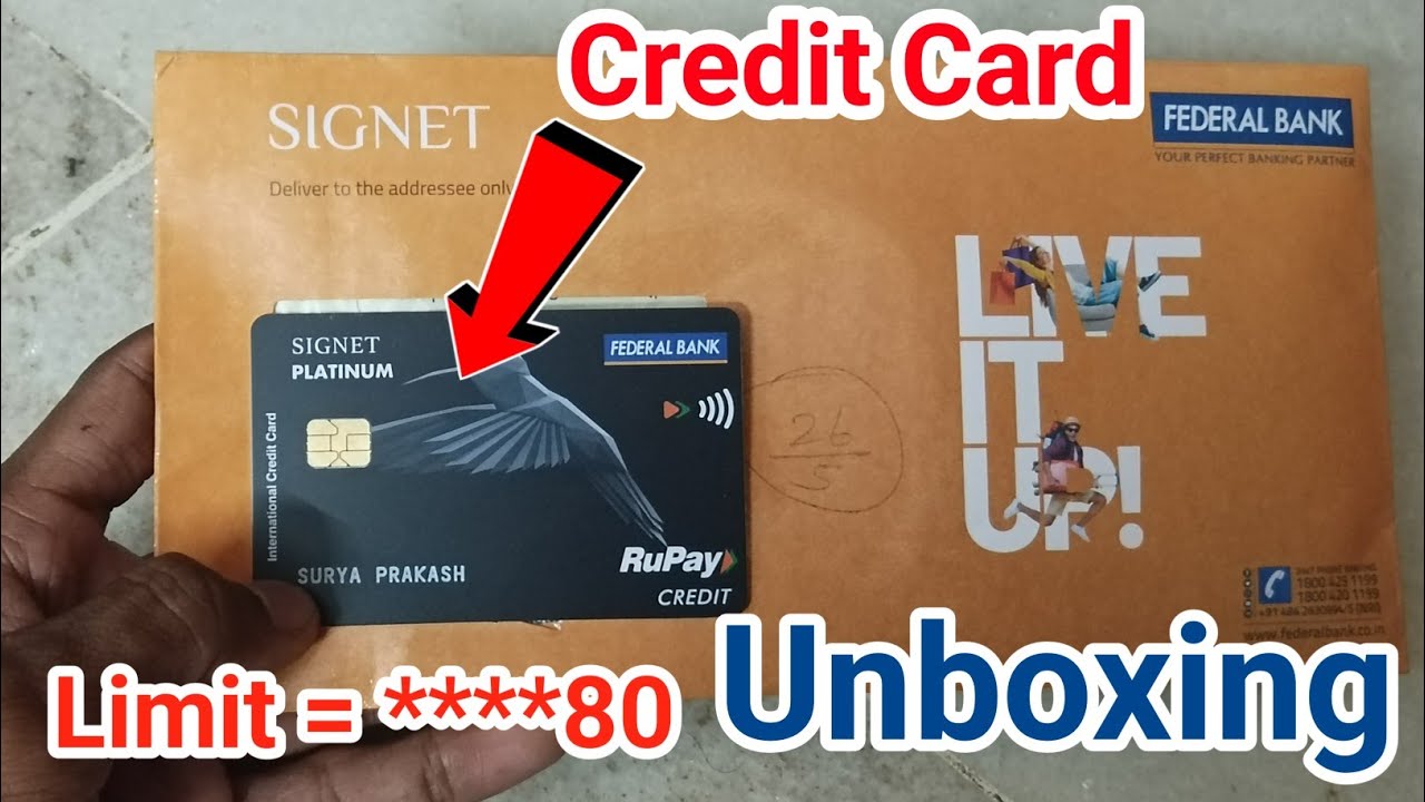 Federal Bank rupay signet credit card unboxing | rupay signet credit card benefits in hindi