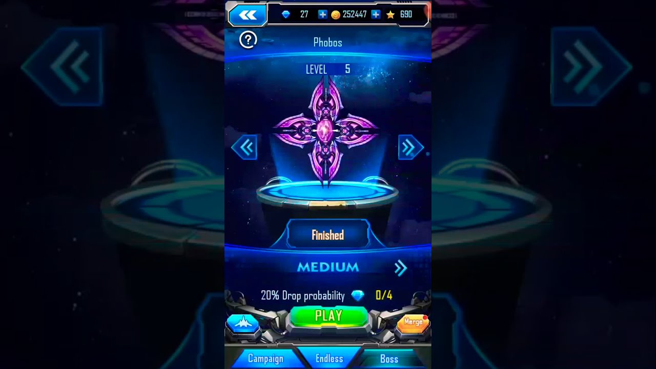 Galaxy Sky Shooting - Challenge Boss Level 29 (Atlas)