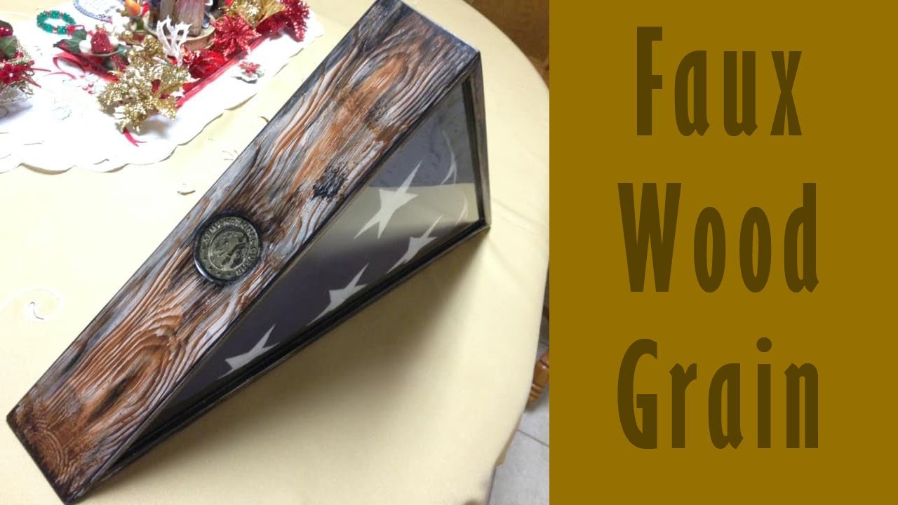 Faux Wood Graining