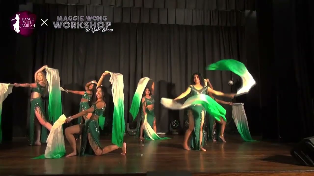 Bellydance with Fan Veils: Shik Shak Shok - Jamilah group