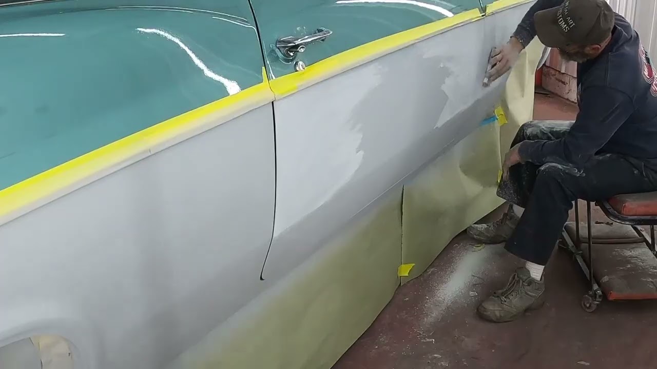 Sixy6 final block sanding has begun 