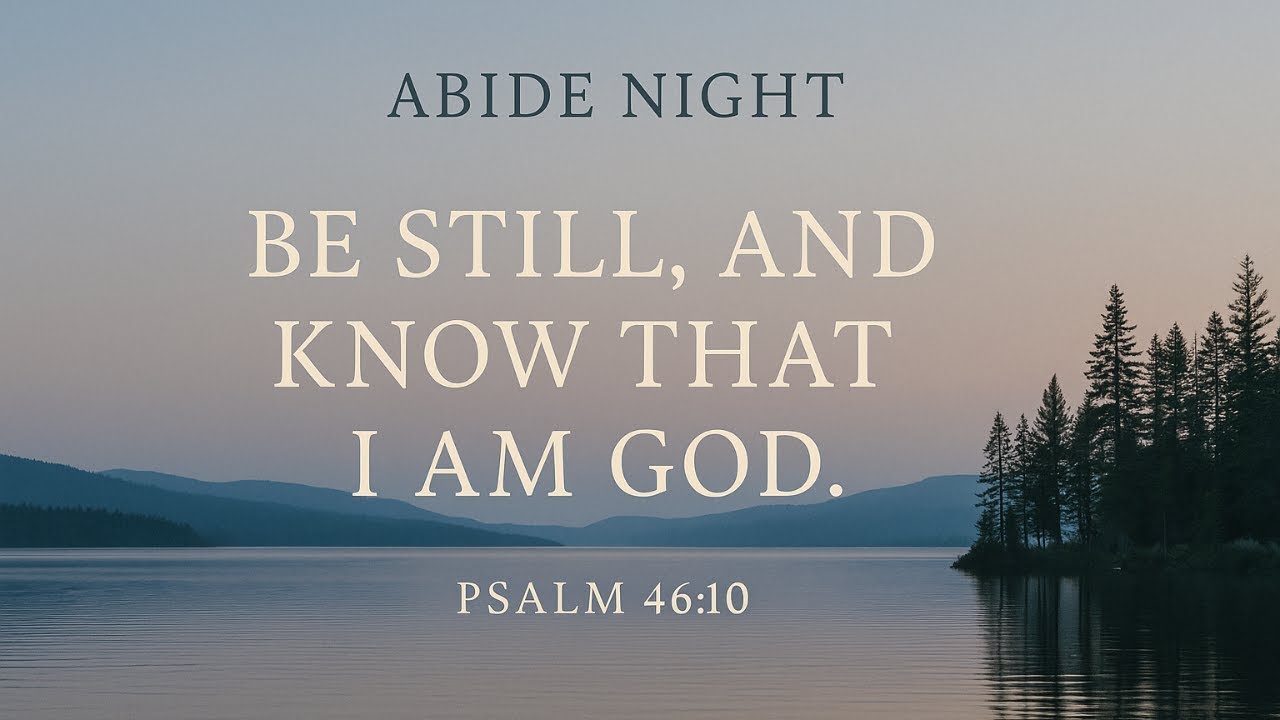 Abide Night | Rest, Refresh, & Be Still with God