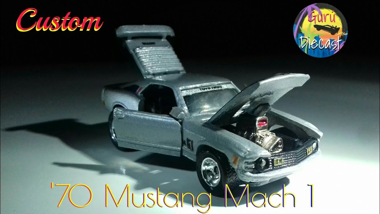 #diy Custom Hot wheels '70 Mustang Mach 1 total opening