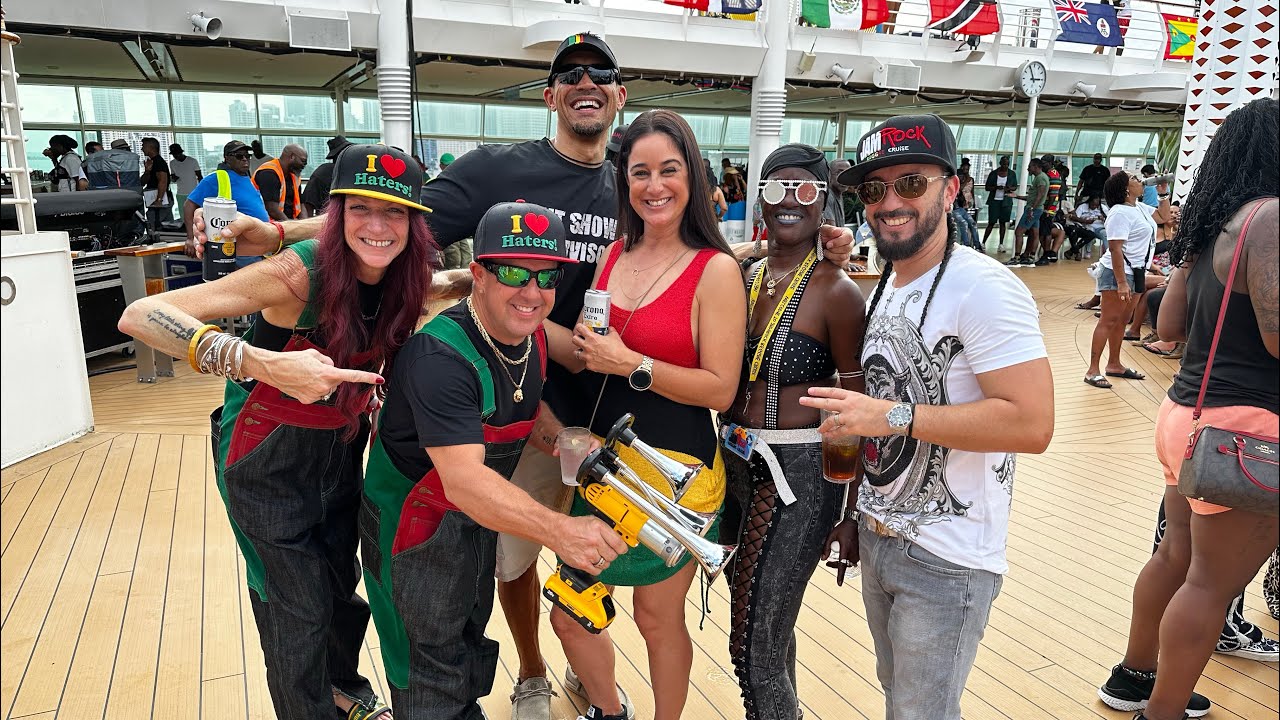 Miami🇺🇸/JamRock Cruise🇯🇲2023 Prt 4, Boarding the Ship and Sailaway Party!