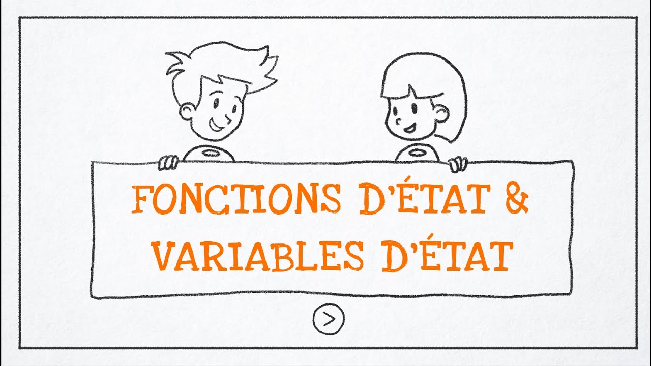 Thermochimie : Fonctions et variables d'état
