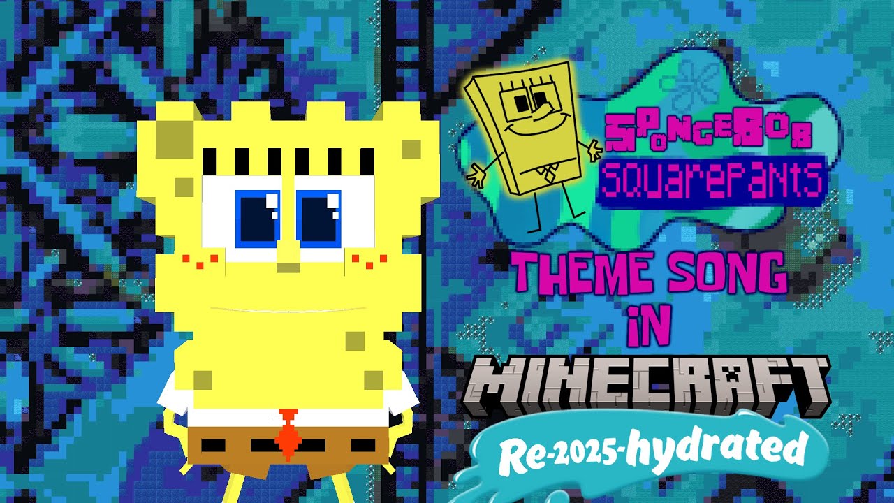 SpongeBob Theme Song in Minecraft Re-2025-Hydrayed (A Tribute to Stephen Hillenburg)