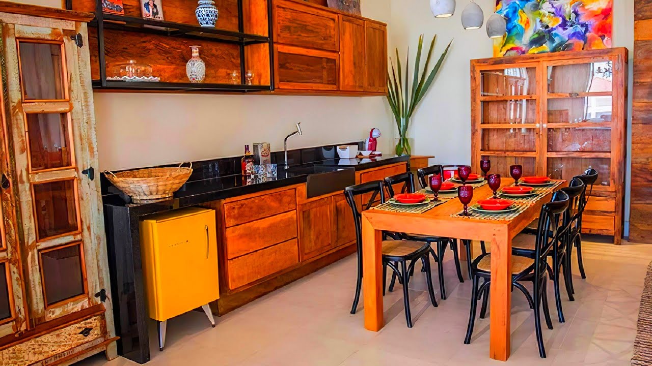 TOP 50 COZINHAS DECORADAS NO ESTILO RÚSTICO