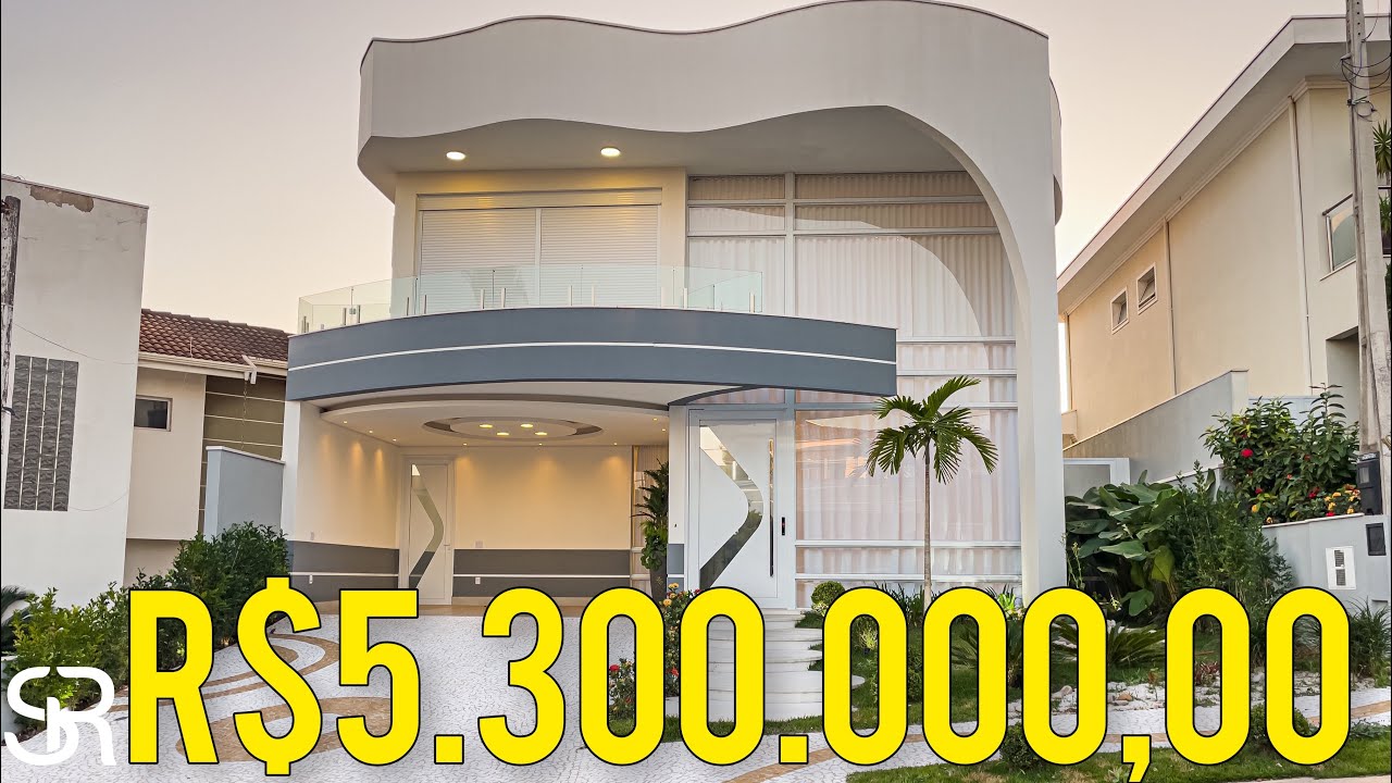 TOUR PELA CASA DE R$5.300.000,00 COM PROJETO AQUILES EM PAULINIA-SP