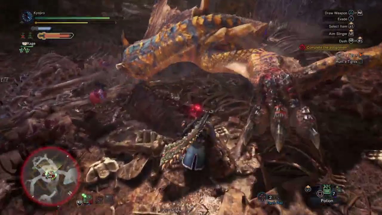 RUN AS FAST AS YOU CAN! Monster Hunter World: Iceborne- Tigrex