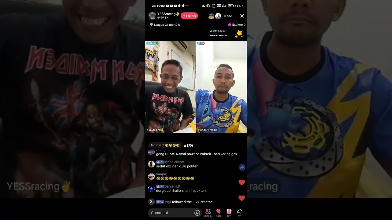 Pok teh ajak geng DUCATI PANIGALEY race karak dan bukit tinggi, tengok siapa king😁😁