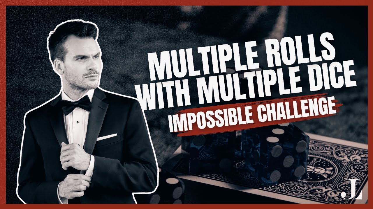 Multiple Rolls with Multiple Dice 🎲🎲 Makes This $200 Challenge IMPOSSIBLE 😱 #dice #cardtrick #trick