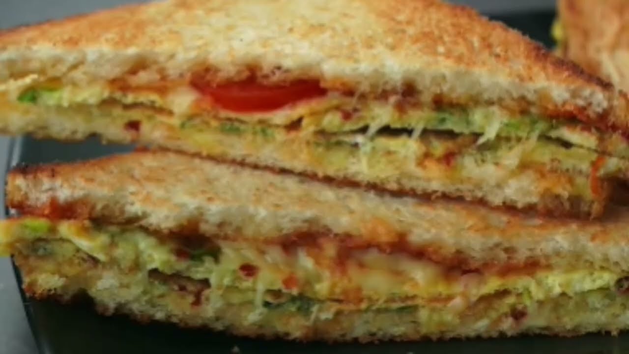 Easy cheesy Egg Sandwich Recipe | Lunch Box Idea