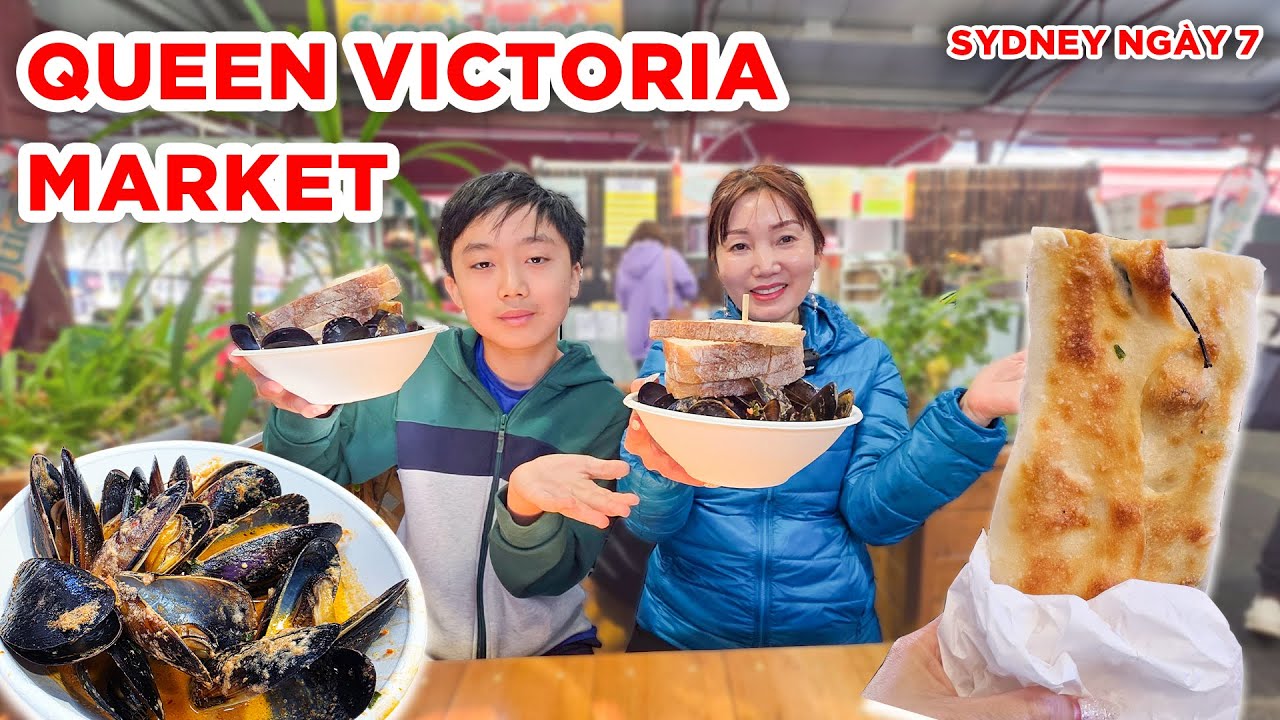Những Món Ăn Ngon Nhất ở Chợ Trời Queen Victoria Market ở Melbourne - Hải Sản, Trái Cây Tươi Rói