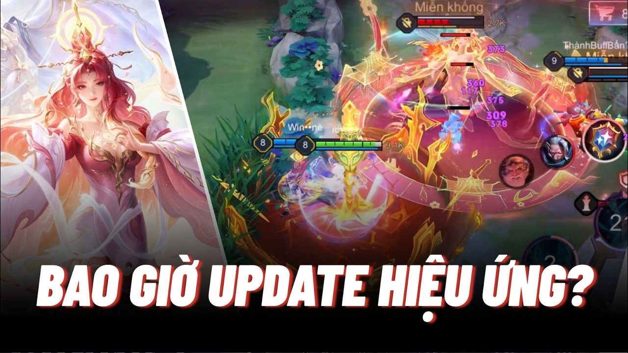 Bao giờ ĐIÊU THUYỀN - NHẬT NGUYỆT THÁNH LINH được update hiệu ứng? | Liên quân