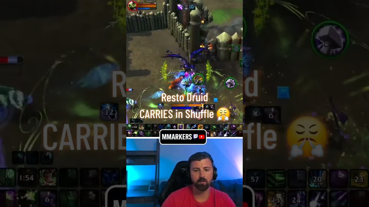 Я ОБОЖАЮ ПОЛУНОЧНОГО ДРУИДА-ВОССТАНОВИТЕЛЯ #worldofwarcraft #pvp #midnight #rdruid