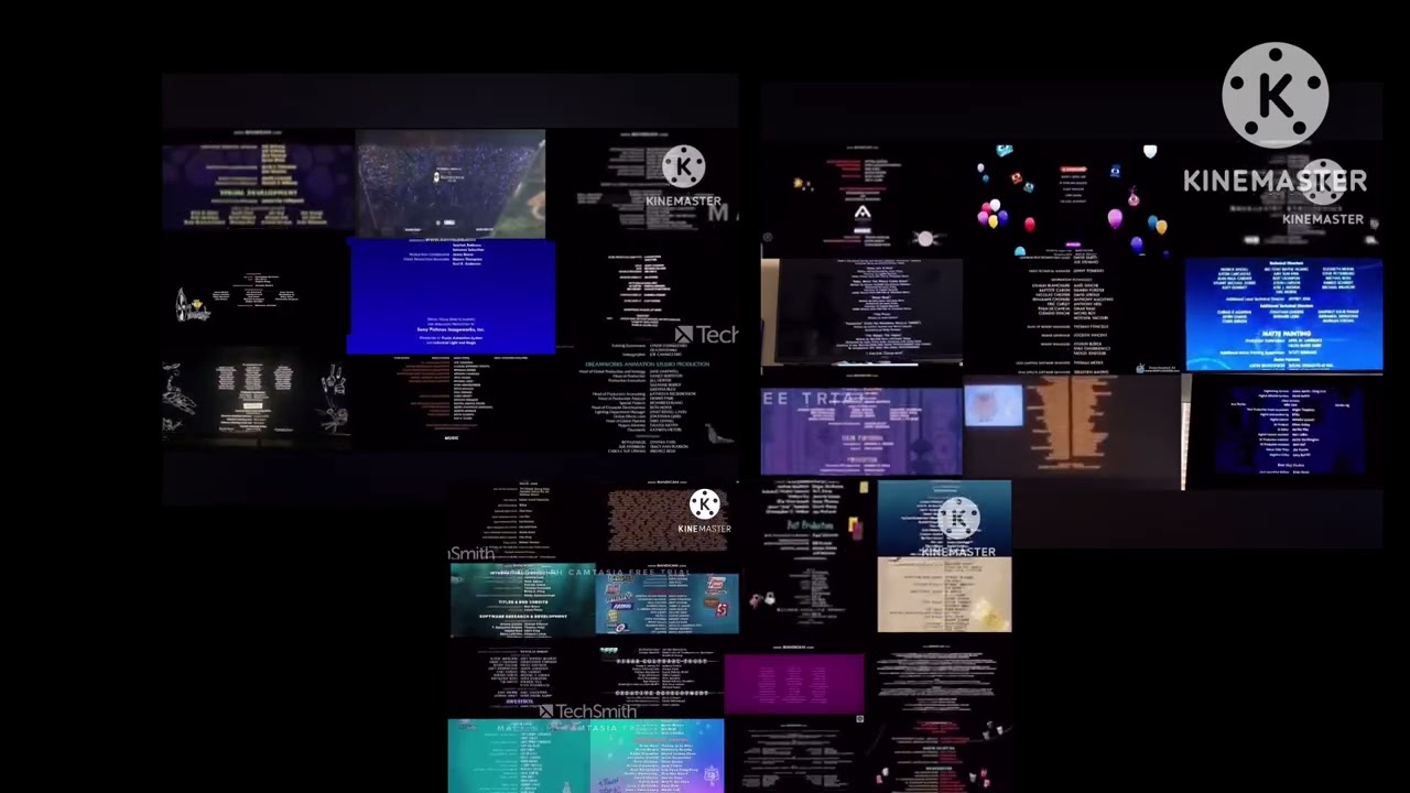 All Animation Movies End Credits
