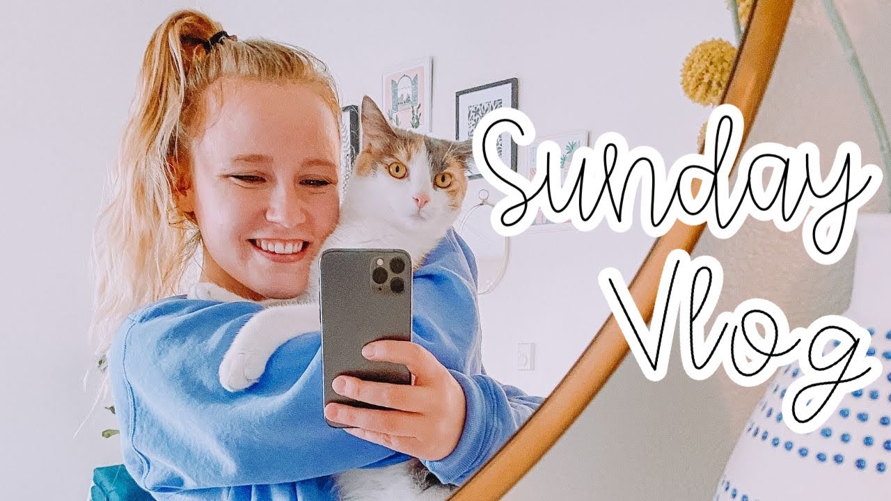SUNDAY VLOG! | Trader Joe's Grocery Haul, Cleaning, + Preparing For The Week!