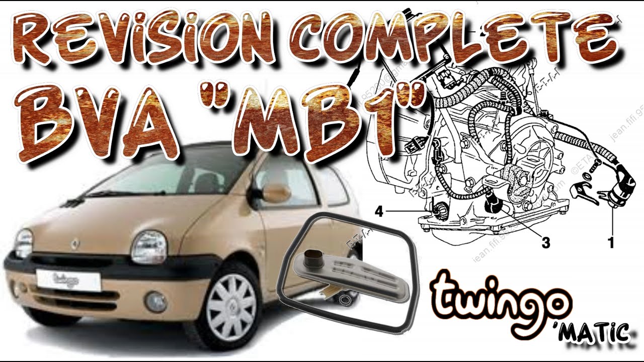 Comment faire une Révision complète de BVA Type MB1 Sur la Renault TWINGO Matic