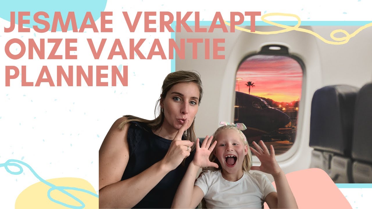 Waar gaan we naartoe op vakantie ?! lekker plonzen in het zwembad |Op pad met Jesmae Voogt vlog #47