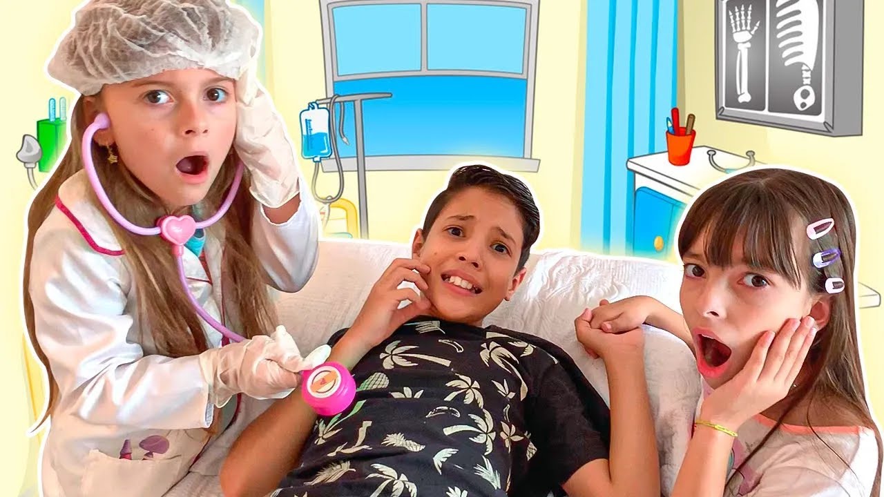 Henrique e suas amigas em uma história engraçada sobre a importância lavar as mãos - Universo kids