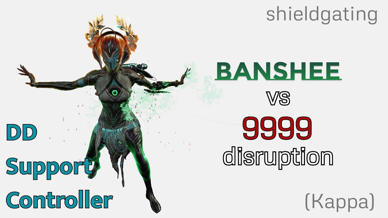 Banshee vs 9999 | Disruption Kappa SP Level Cap | Shieldgating Build | WARFRAME | Мини-Гайд