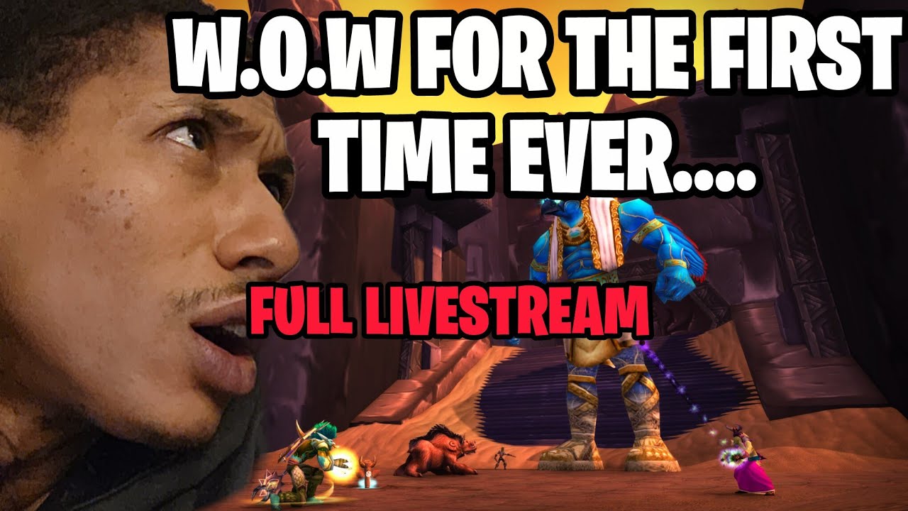 WORLD OF WARCRAFT FOR THE FIRST TIME EVER ....2k/Call Of Duty Player tries a REAL Game...Wow Classic