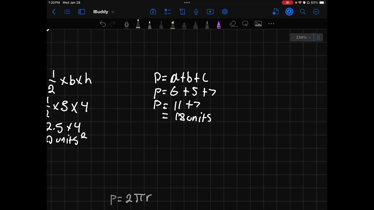 Grade 9 Math | Unit 7: Lesson 4 - Area and Perimeter of Regular and Composite shapes