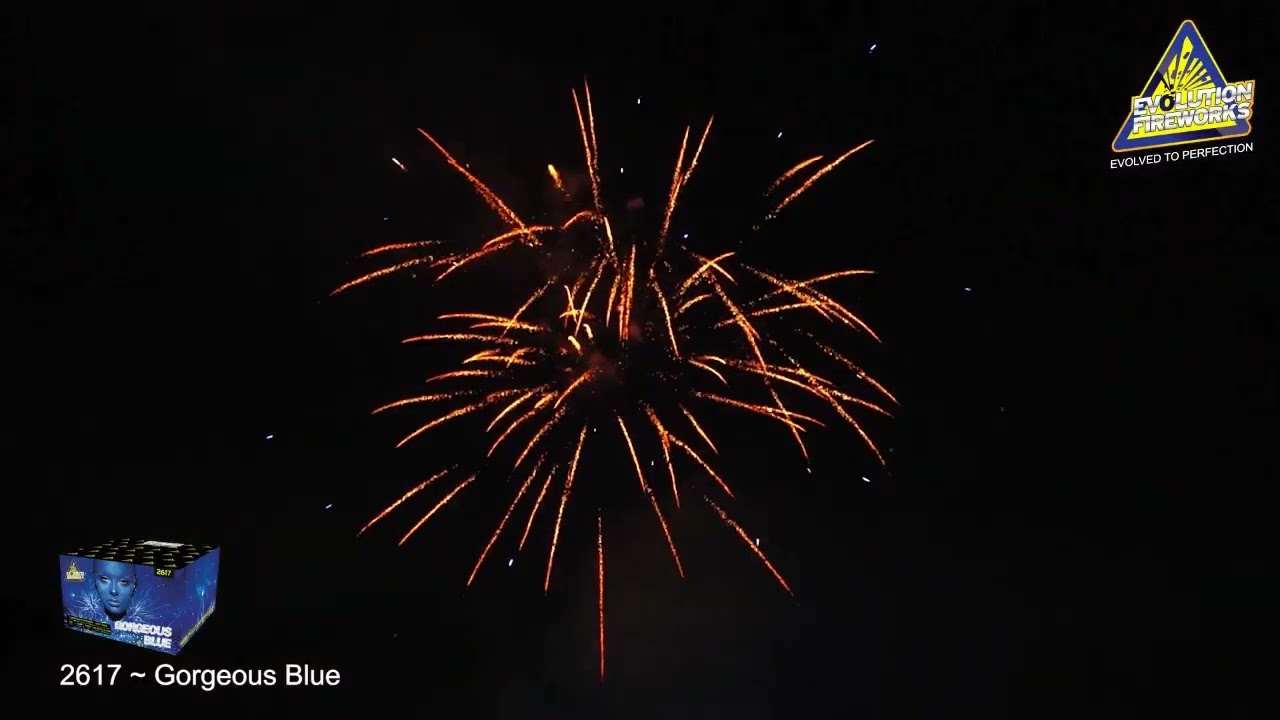 GORGEOUS BLUE   2617   EVOLUTION FIREWORKS   Vuurwerk Hol te Nieuwerkerk aan den IJssel