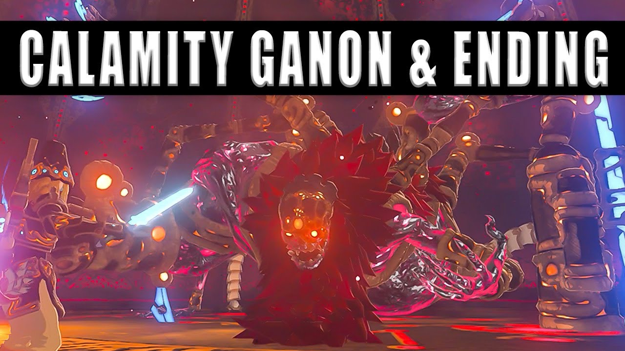 The Legend of Zelda Breath of the Wild final bosses and ending reminder - Calamity Ganon boss fight
