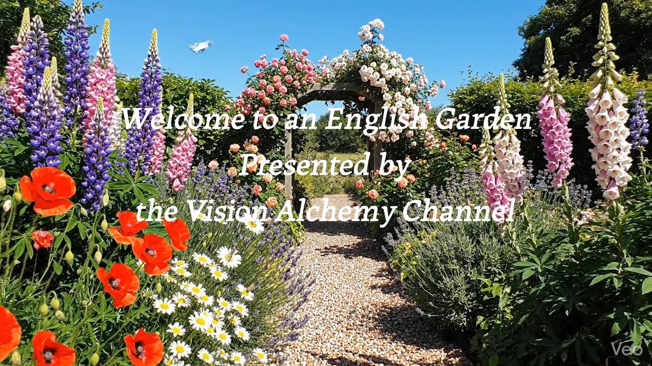 A Peaceful English Garden 🌿 Classic Blooms, Soft Sunlight & Timeless Calm