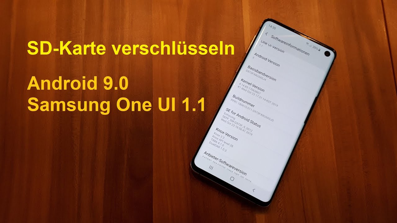 SD-Karte verschlüsseln unter Android 9.0 | SeppelPower