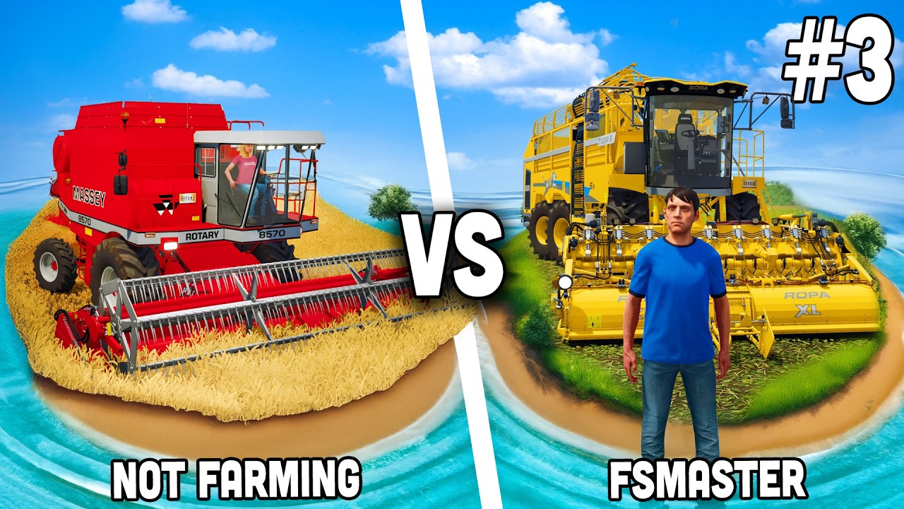 0$ START on the ISLANDS! 🚜 1vs1 with @FSMaster.official 🌴🚜 #3