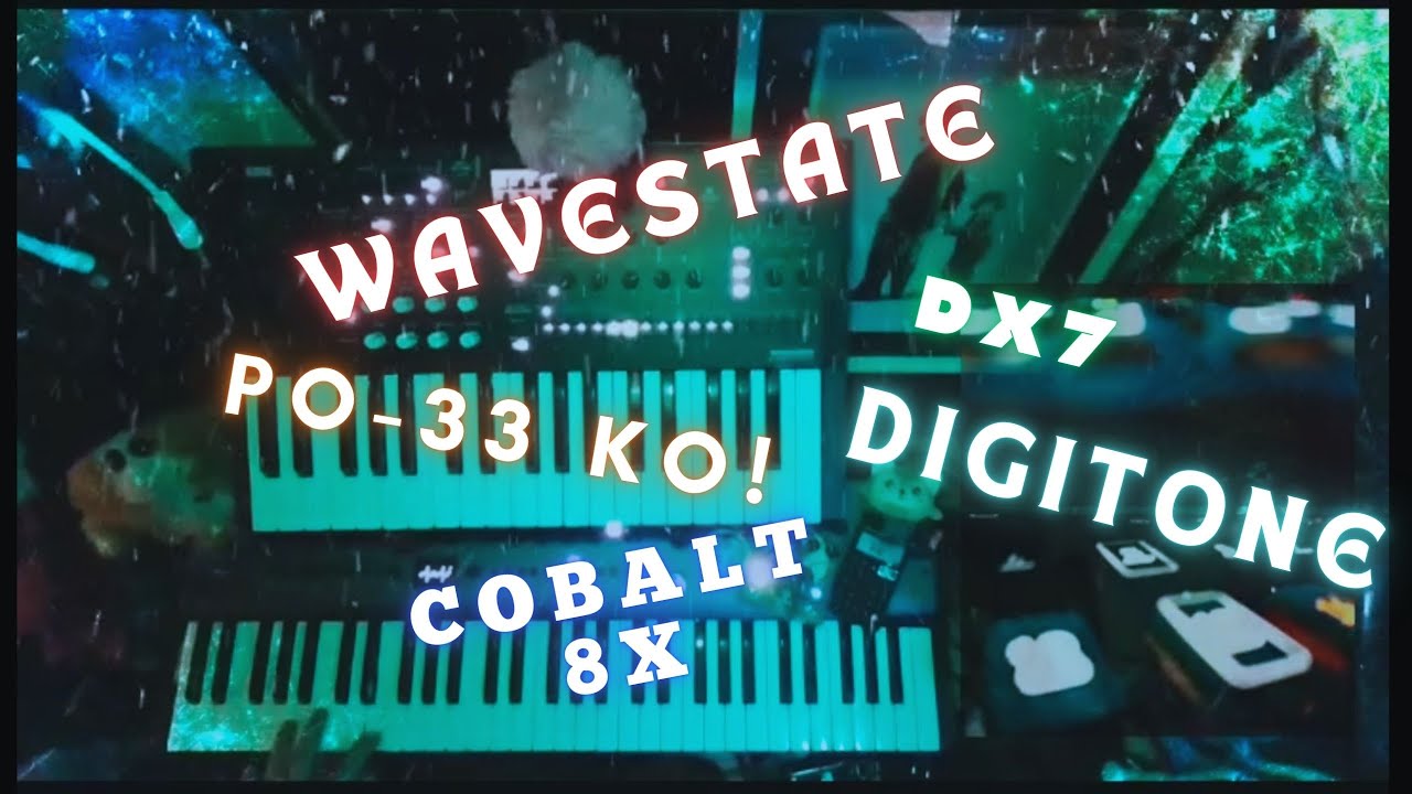 Wavestate - Ice Beauty part.2 : Cold Dance | Dark Ambient | w/ friends : PO33-KO!, Cobalt 8x, DX7