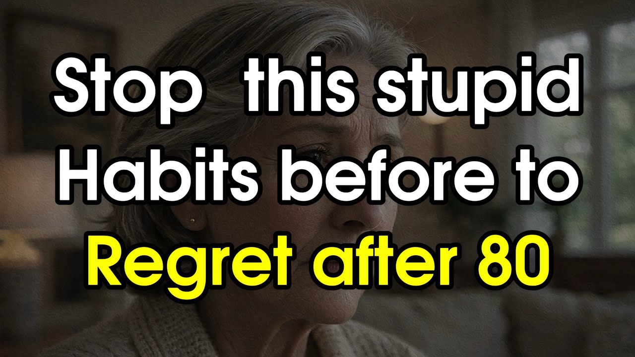Stop These 5 Habits Before 80 to Avoid Regret and Live Happier Years