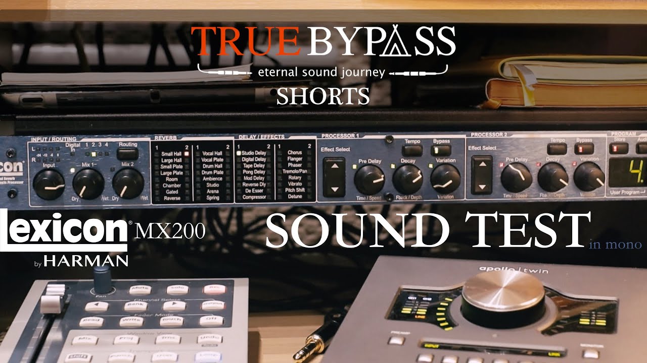 SHORTS: Lexicon MX200 Sound Test