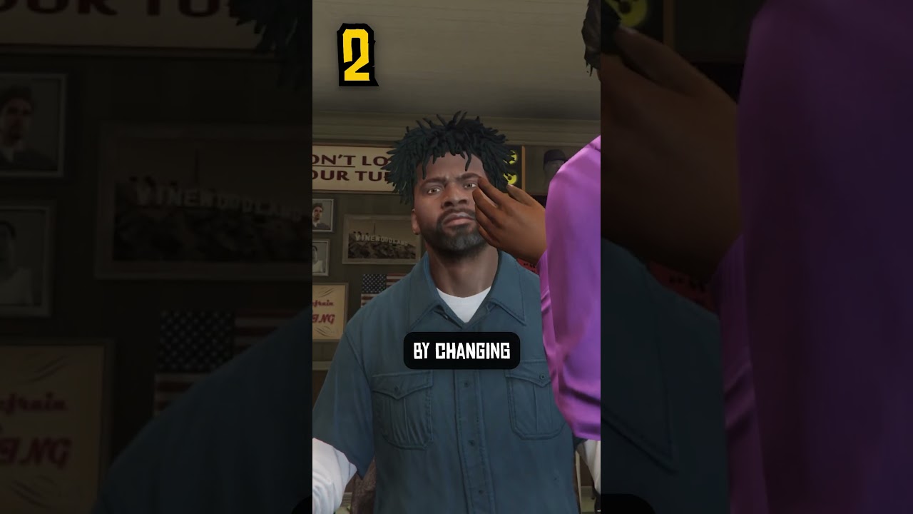 IF FRANKLIN GET A HAIRCUT IN GTA 5 😨 #shorts #gta5