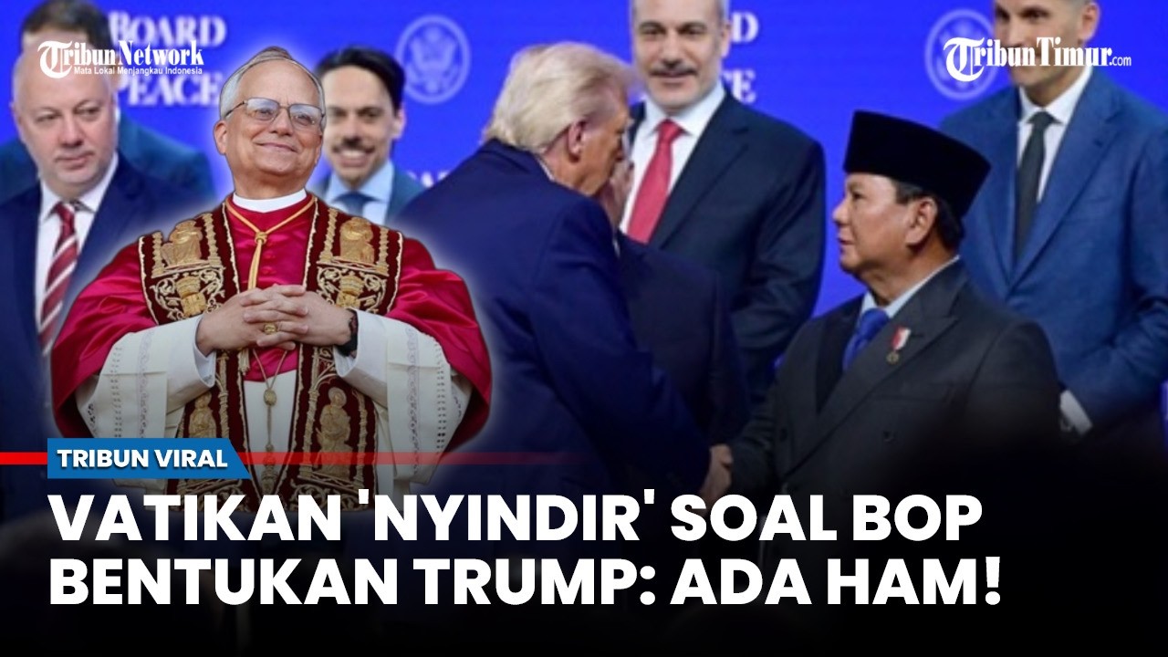 Respon Vatikan Tolak Gabung Dewan Perdamaian Bentukan Trump: Ada Hukum Internasional