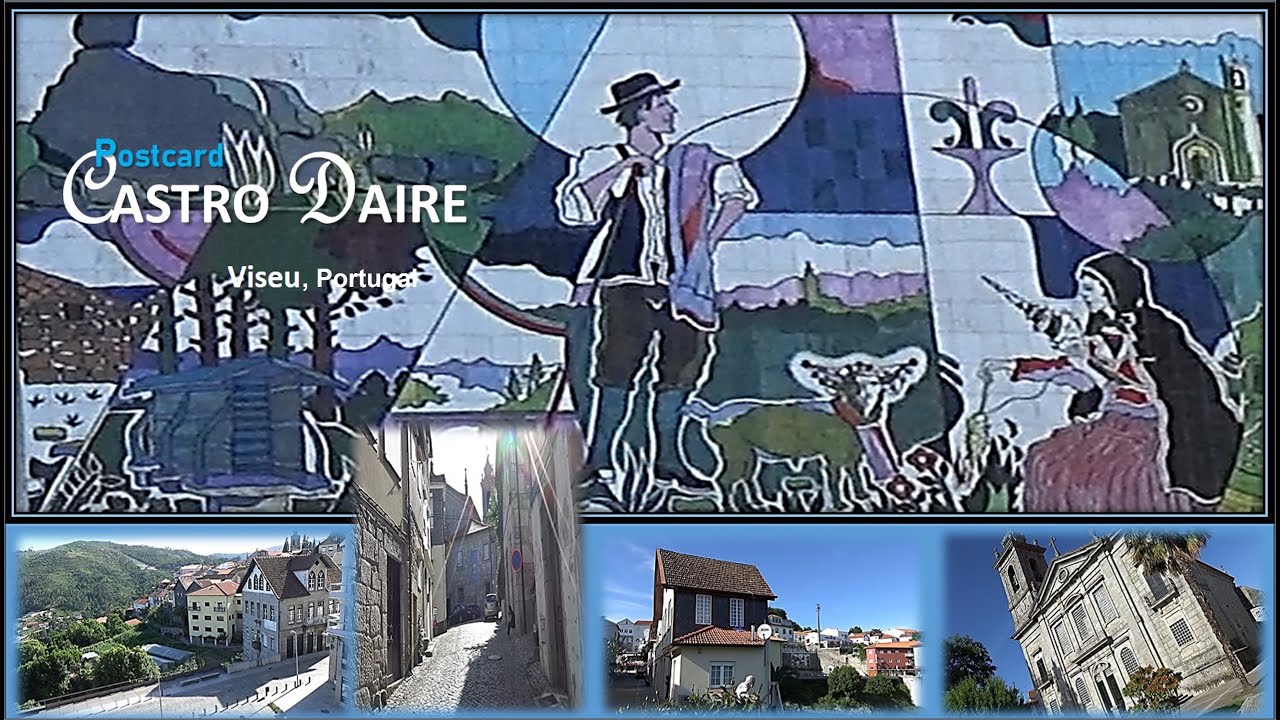 CASTRO DAIRE, Viseu, Portugal (postcard)