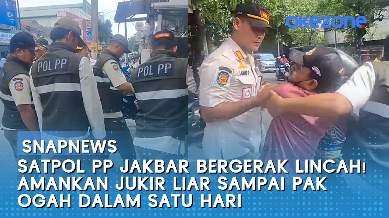 Satpol PP Jakbar Bergerak Lincah! Amankan Jukir Liar sampai Pak Ogah Dalam Satu Hari | Snapnews