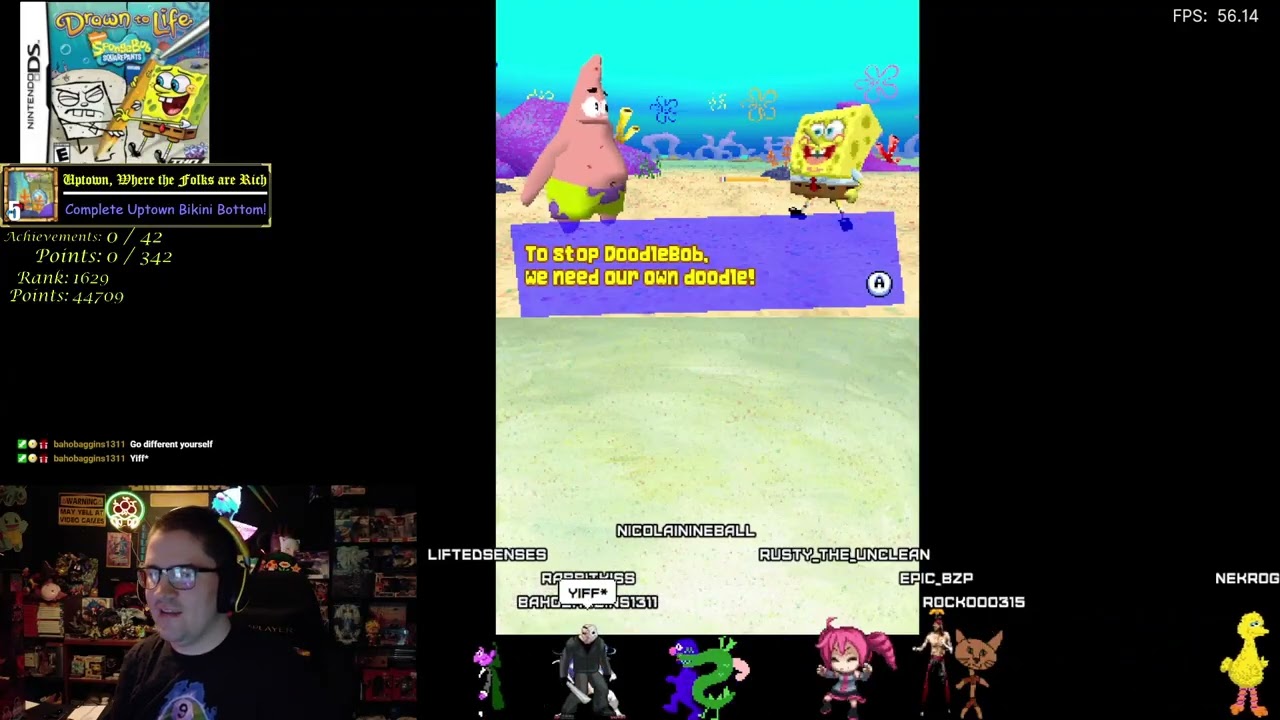 Spongebob Doodlebob AotW, then Game Requests, Killer7 & Silent Bomber, with some FFXI at the end