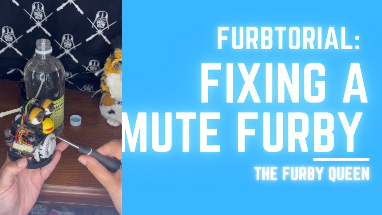 Furbtorial: How to Replace the Speaker in a Mute 1998 Furby