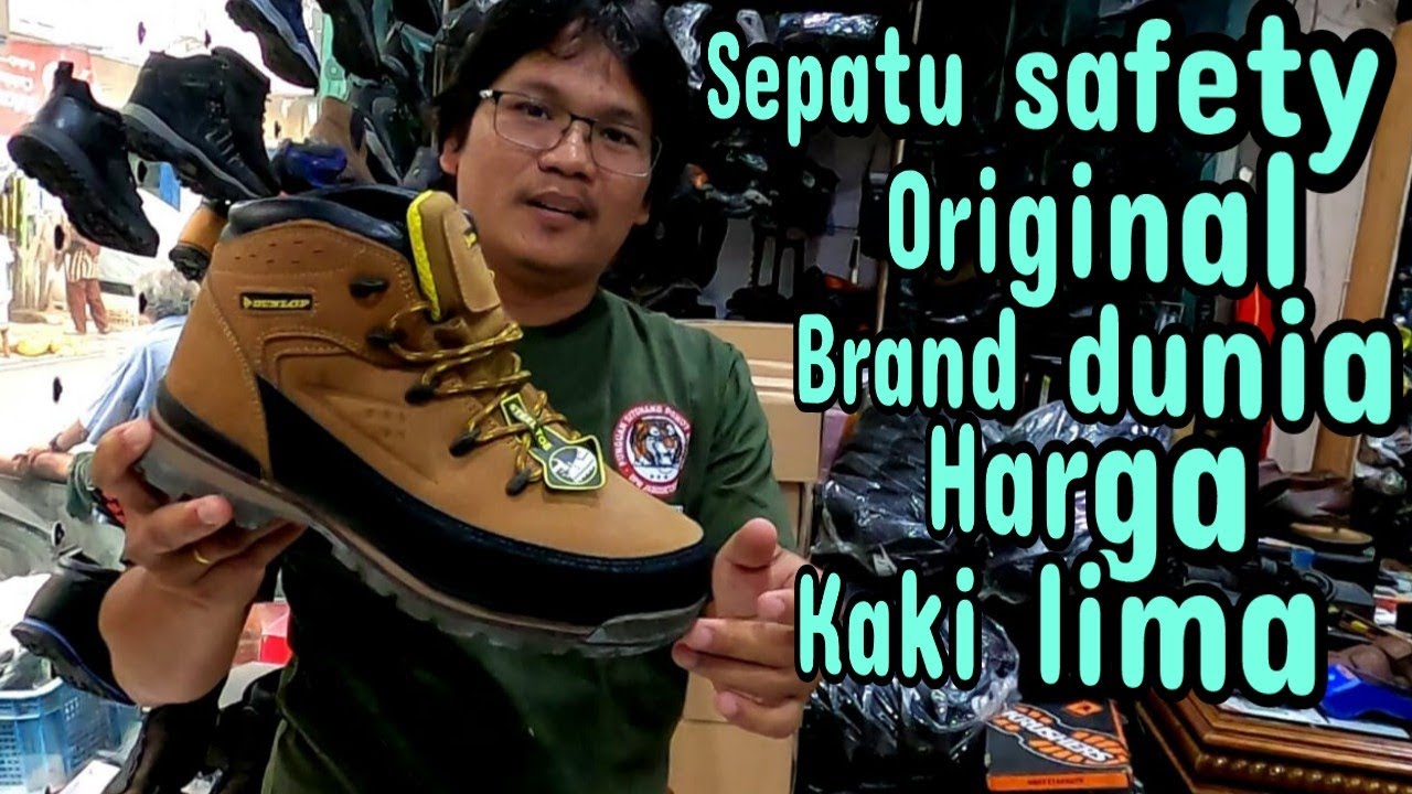 Bukan pasar loak jatinegara || review sepatu safety di marlaba shoes