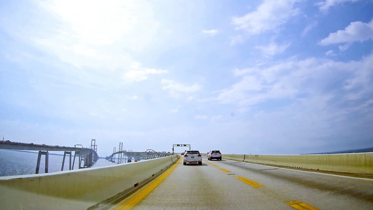US-50 Eastbound River Crossings in Maryland