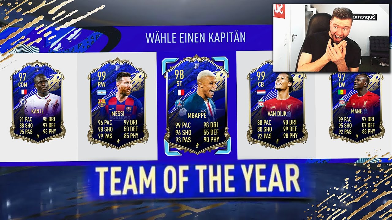 MEIN BESTES TEAM OF THE YEAR FUT DRAFT 🔥🔥 FIFA 20