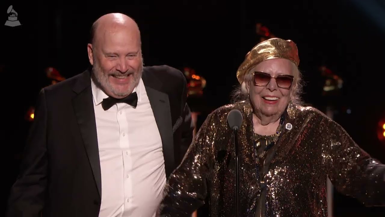 JONI MITCHELL & PATRICK MILLIGAN Win BEST HISTORICAL ALBUM | 2026 GRAMMYs Acceptance Speech