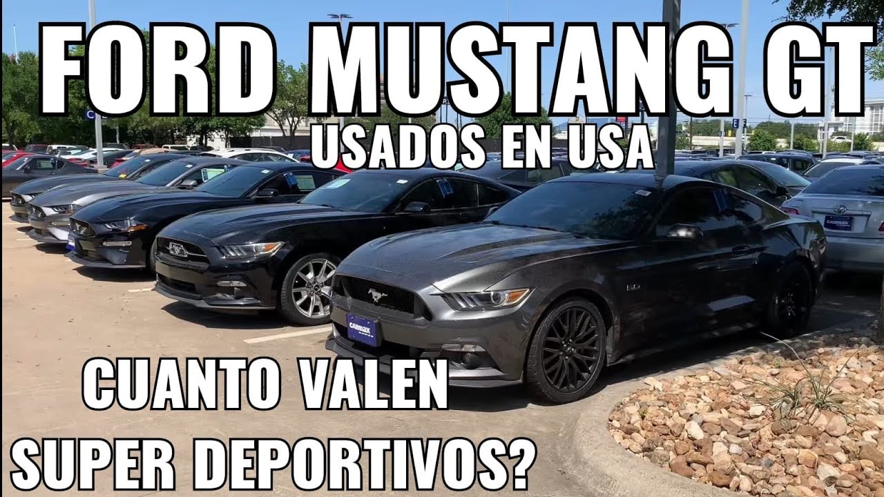 Ford Mustangs GT En venta, Precios Despues de la Inflacion en Estados Unidos.