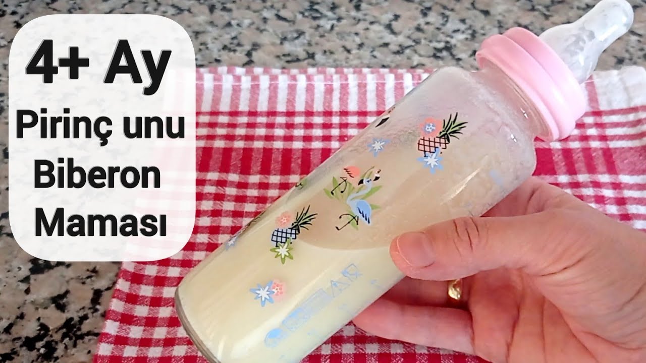 +4 Ay BEBEKLERE PİRİN&Ccedil; UNU BİBERON MAMASI NASIL YAPILIR | Gece Tok Tutan Kilo Aldıran Bebek Maması
