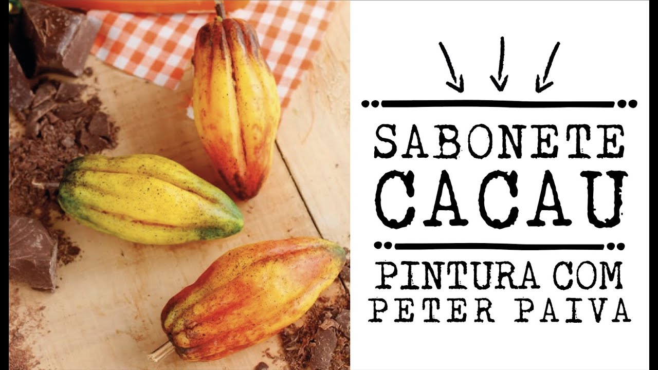 Sabonete Cacau - Pintura com Peter Paiva